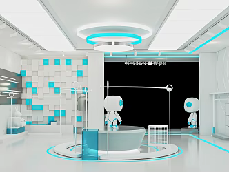 Modern Children's Clothing Store Children's Clothing Store Clothing Shelf Booth Cashier 3d model
