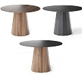 Modern Table Round Table 3d model