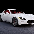 Modern sports car Maserati sports car 3d model