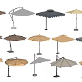 Stylish Outdoor Garden Umbrellas With Various Colors And Designs