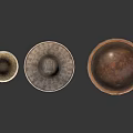 Handcrafted Sculpture Carving Ceramic Bowls With Various Sizes Intricate Patterns And Textures