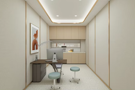 Medical consulting room 3d model