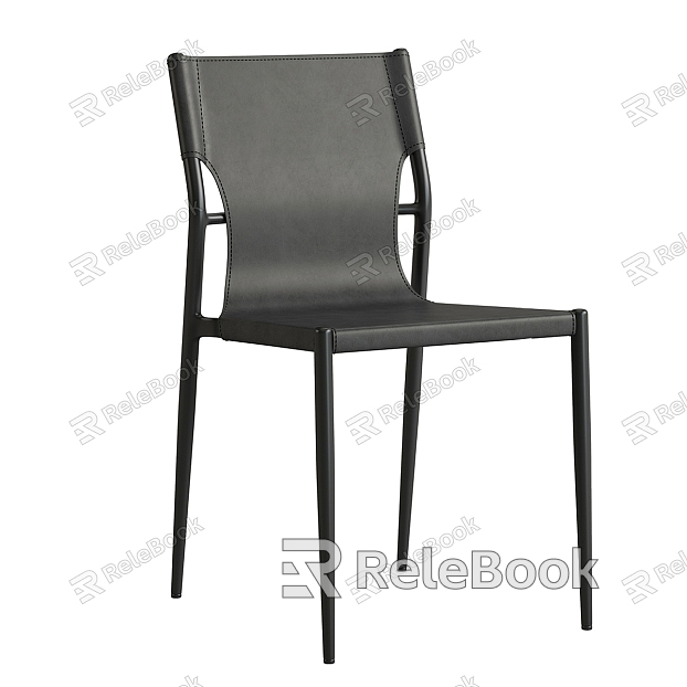 Stool Group Single Chair Metal Single Chair Leather Single Chair model