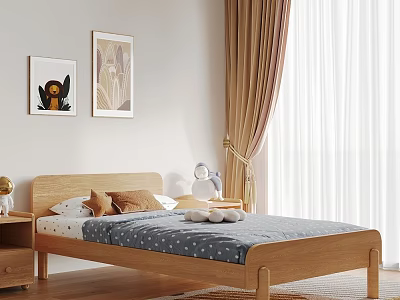 Modern Children's Bed 3d model
