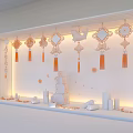 New Chinese Window New Year Beautiful Chen 3d model