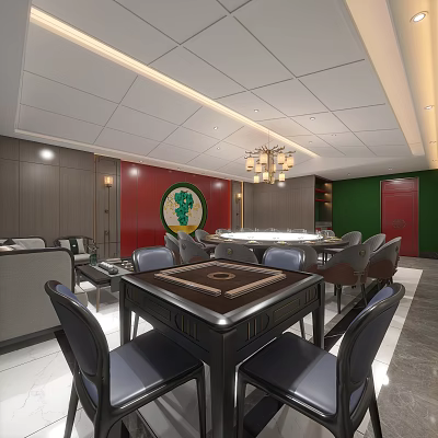 New Chinese-style private room large box 3d model