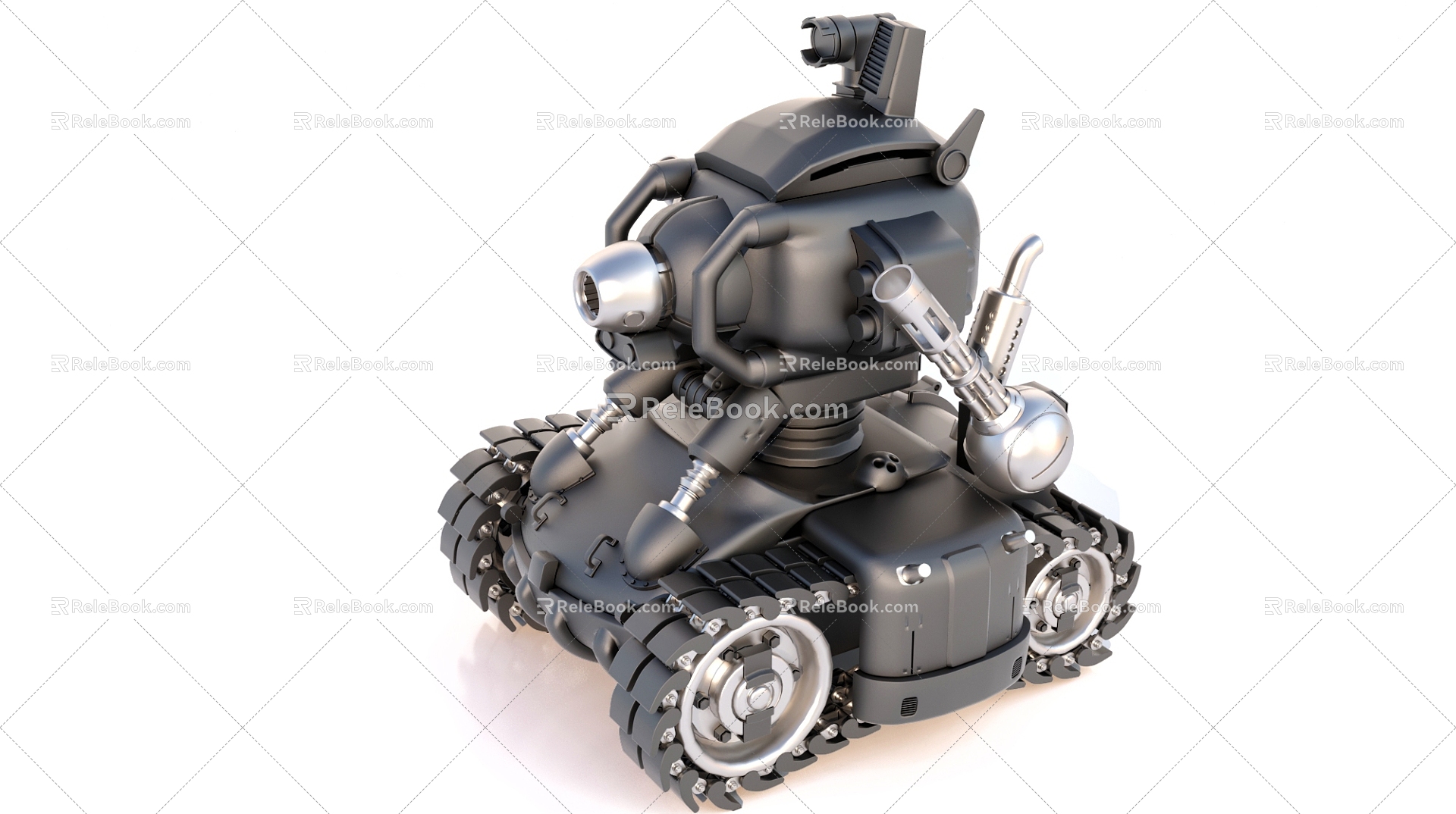 alloy warhead tank 3d model