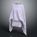 Light Purple Flowing Clothing With Loose Fit And Elegant Drape Design