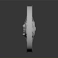 Shiny Chrome Motorcycle Spoke Wheel with Silver Rim and Reflective Surface