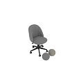 Modern Office Chair With Ergonomic Design Comfortable Backrest And Swivel Wheels For Mobility
