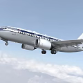 Highly Detailed Passenger Aircraft With Four Liveries And Cockpit Interior View