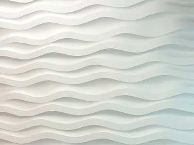 Modern Wavy Textured Background Wall With Soft Light Color 3D Decorative Design 3d model