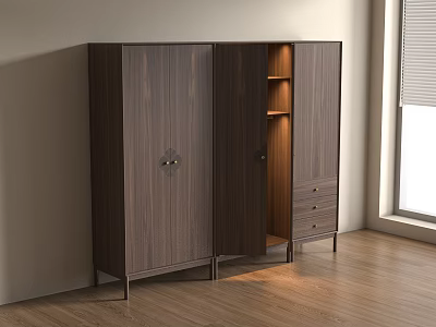 New Chinese wardrobe 3d model