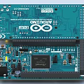 Arduino Uno Industrial Microcontroller Circuit Board With Electronic Components for Control Applications