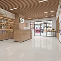 Modern Convenience Storefront 3d model