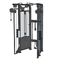 Multi Functional Home Gym Fitness Equipment With Steel Frame And Cable System