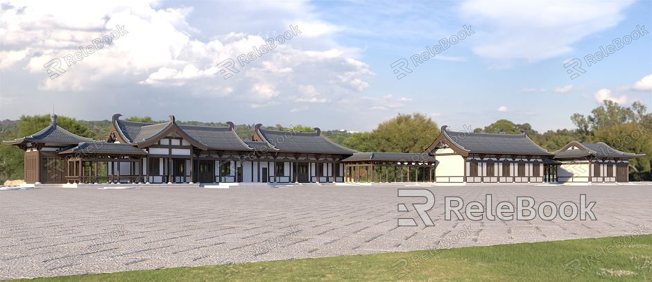 Chinese ancient building model