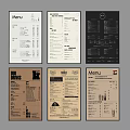 Various Restaurant Menu Designs With Different Styles Layouts And Typography