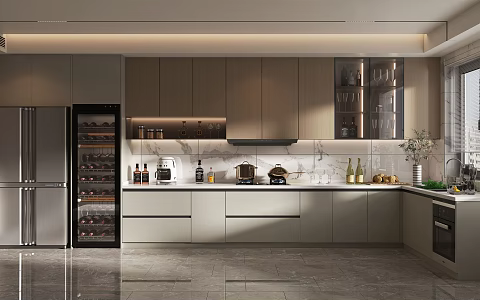 Modern Kitchen 3d model