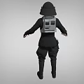 Imperial Guard Medieval Guard Assassin's Creed Soldier Special Forces Low Face Number Low Model Simple Model Movie and TV Level Super Realistic Sub-Era 3d model