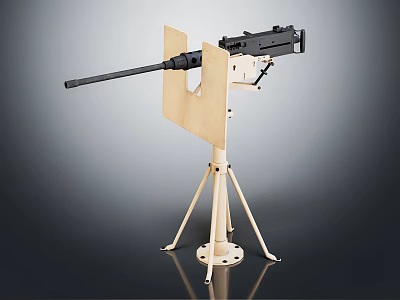 Intelligent Machine With Tripod Stand And Barrel Structure For Automated Precision Tasks 3d model