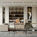 Modern General Manager Office 3d model