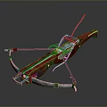 Crossbow Mechanical Crossbow Shift Bow and Arrow Shoot Far Equipment Weapons High-tech Crossbow 3d model