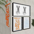 Modern Kaws Abyss Mirror 3d model