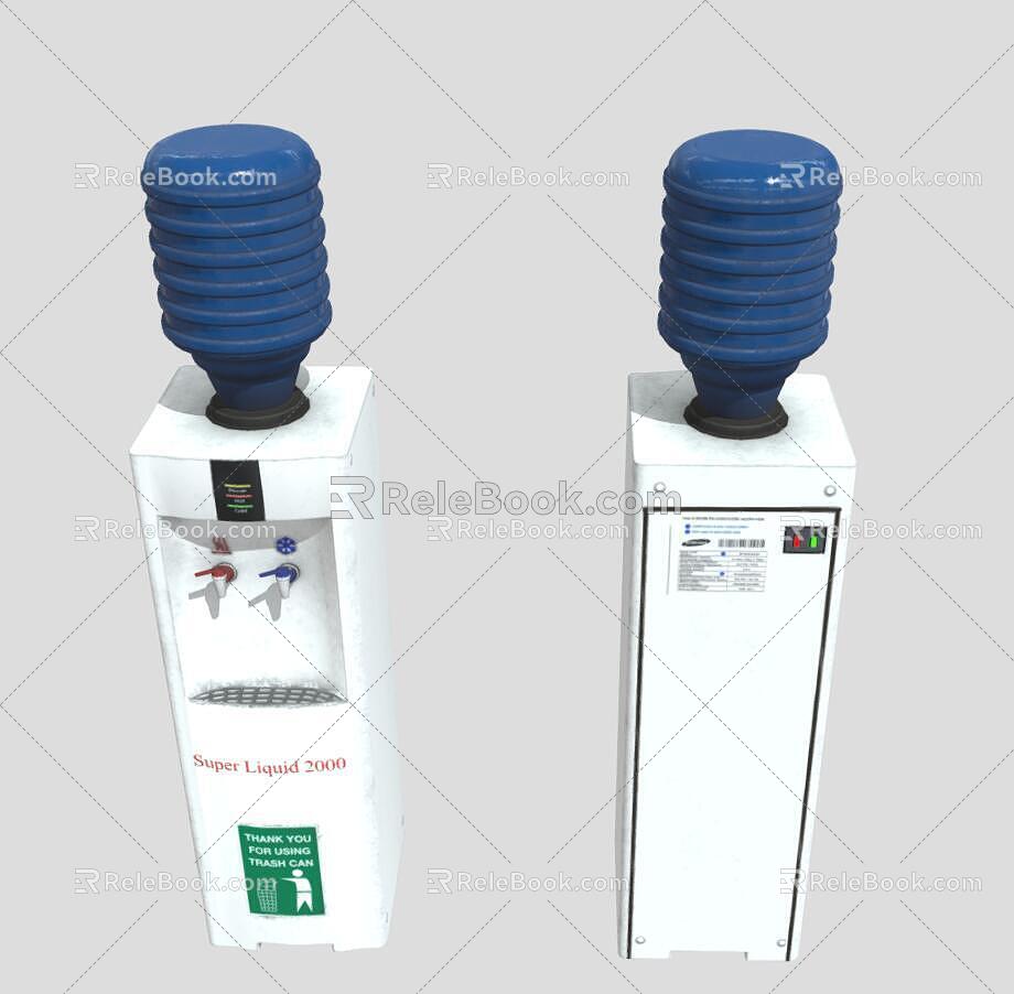 Water dispenser water bucket 3d model