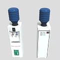 Smart Machine Two Water Dispensers With White Body And Blue Top Model UG2008