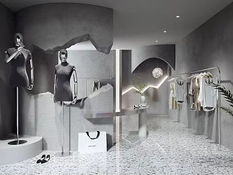 Modern Women's Clothing Store Clothing Store Women's Clothing Store 3d model
