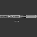 Classic Bolt Action Rifle With Wooden Stock And Black Metal Barrel