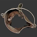 Modern bucket iron bucket mud bucket cement bucket 3d model