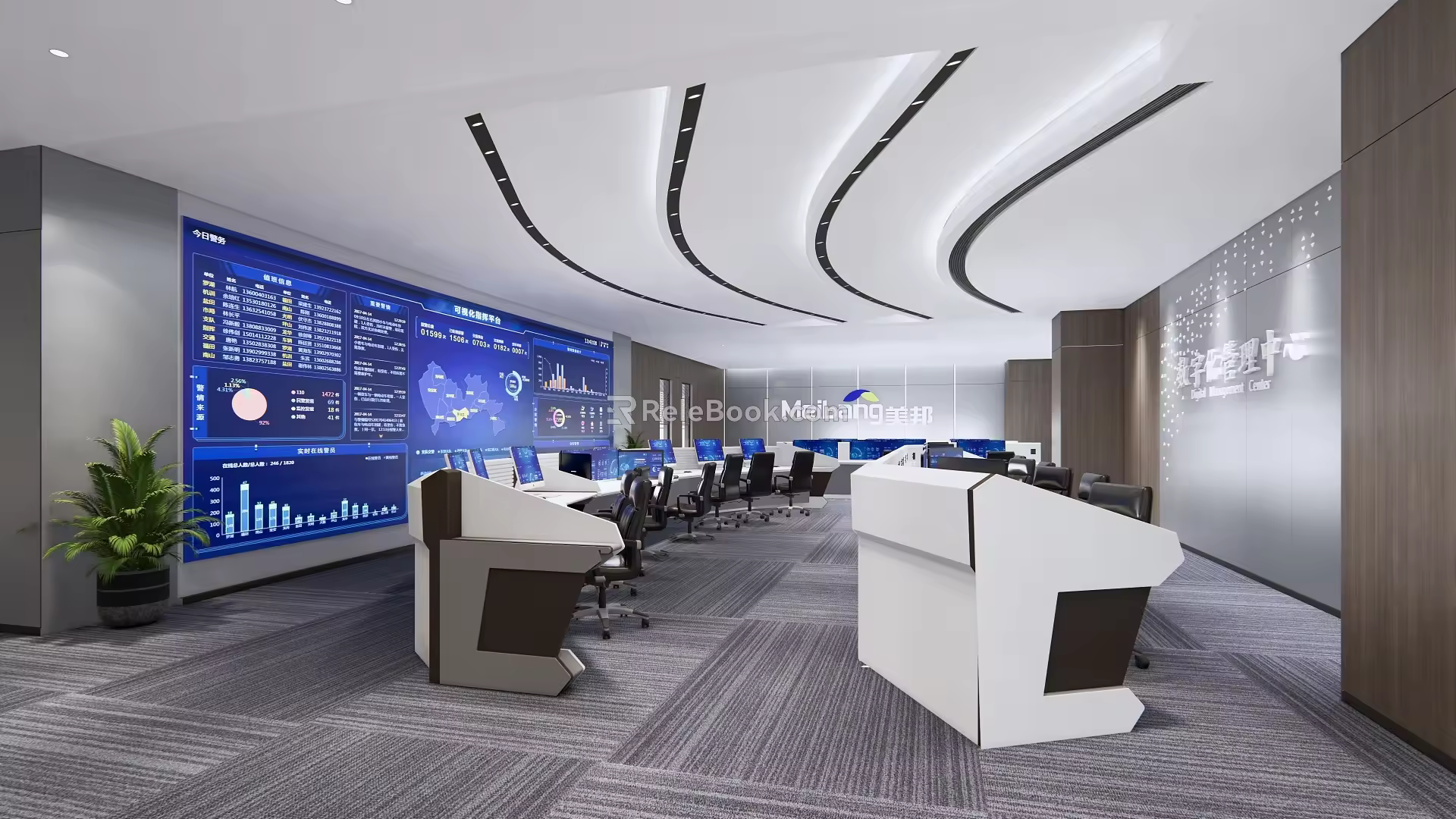 Digital Management Center SU Model 3d model