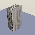 Modern High Rise Office Building With Glass Facade And Window Design