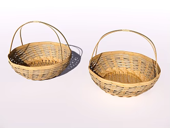 Weaving Basket Weaving Storage Basket Storage Basket Bamboo Basket Bamboo Basket Fruit Basket Bamboo Basket 3d model