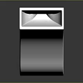 Shiny Silver Metallic Whistle Essential Household Item For Daily Life Use