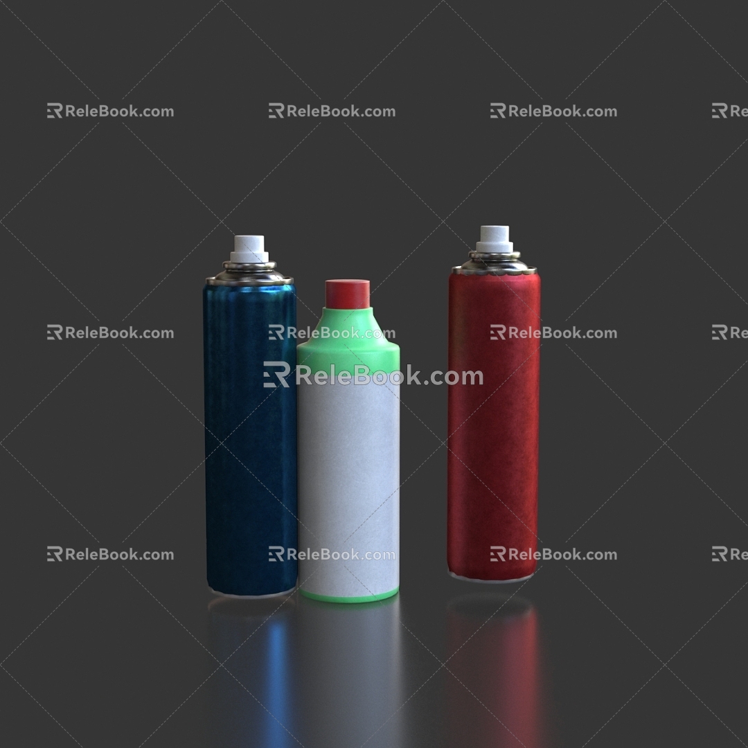 Spray paint cans Spray paint bottles Self-painting graffiti Spray paint Self-painting Spray paint bottles Metal cans Self-painting cans Pressure cans 3d model