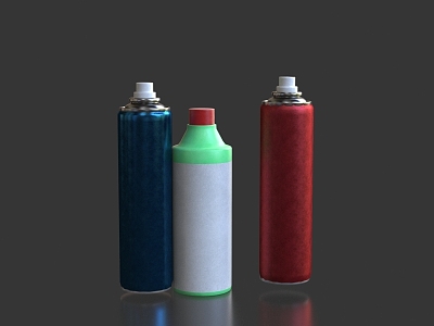 Spray paint cans Spray paint bottles Self-painting graffiti Spray paint Self-painting Spray paint bottles Metal cans Self-painting cans Pressure cans 3d model