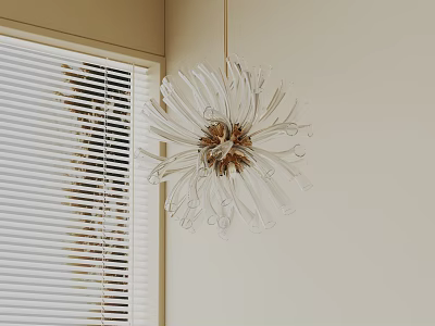 Modern chandelier 3d model