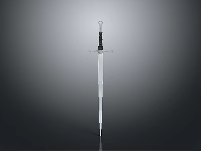 Long Sword Sword Body Metal Sword Ancient Weapon Knight Sword Medieval Sword Combat Sword Cold Weapon Weapon Sword Sword Halberd Axe 3d model