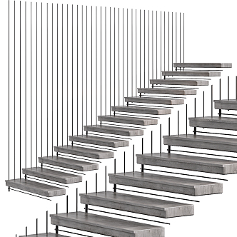 Modern Stairs 3d model