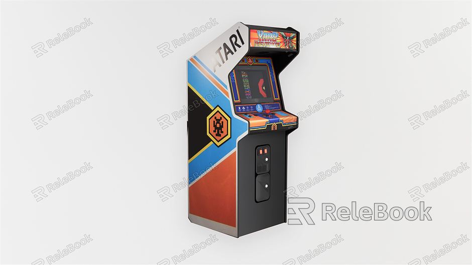 Modern Game Machine Minimalist Game Machine Arcade model