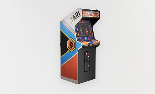 Modern Game Machine Minimalist Game Machine Arcade 3d model