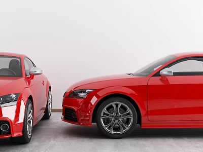 Modern sports car 3d model