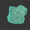 Natural Stone Featuring Green Patina Irregular Holes And Rough Texture Design