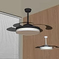 Modern Fan Light Invisible Fan Light Ceiling Fan Light Simple Fan Light Electric Fan Light 3d model
