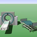 Advanced Medical Equipment Featuring CT Scanner And Mobile Hospital Bed For Healthcare