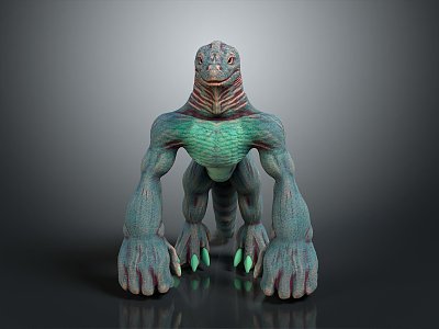 Monster Warrior Alien Monster Alien Monster 3d model