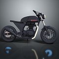 Motorcycle Two Wheels Motocross Motorcycle Road Race Motorcycle 3d model